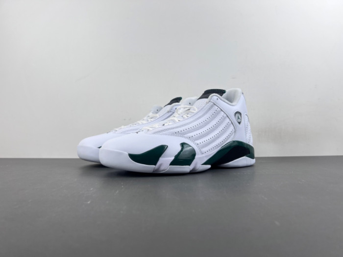 Jordan 14 Retro White Forest Green 311832-131