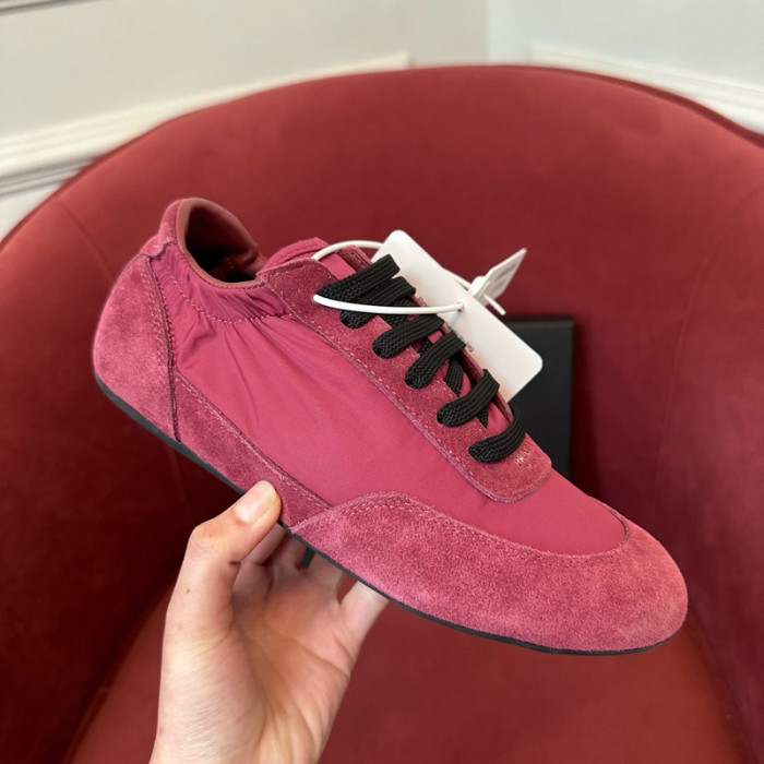 Pra*da Collapse Re-Nylon suede sneakers