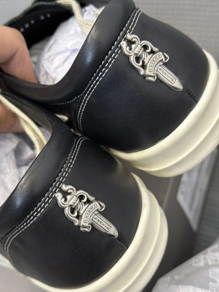 r1ck 0wens x chromhearts shoes
