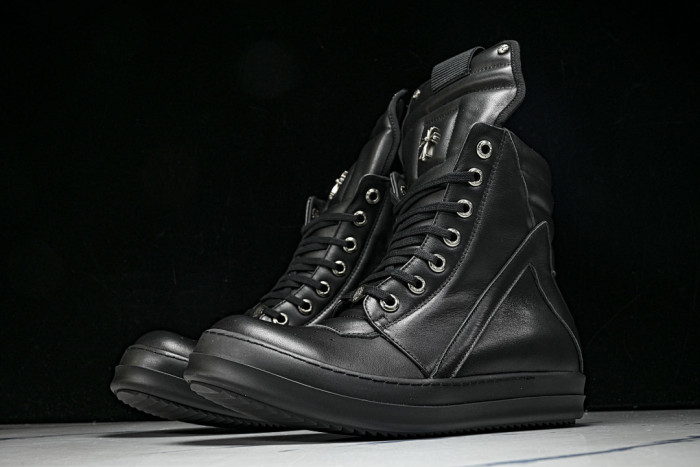 r1ck 0wens x chromhearts shoes