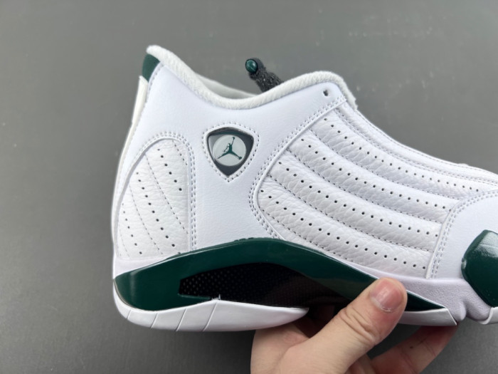 Jordan 14 Retro White Forest Green 311832-131