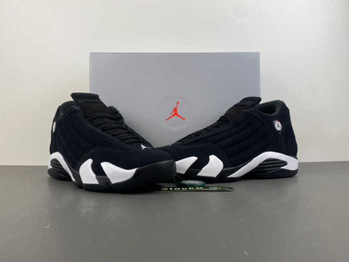 Jordan 14 Retro Black White 487471-016
