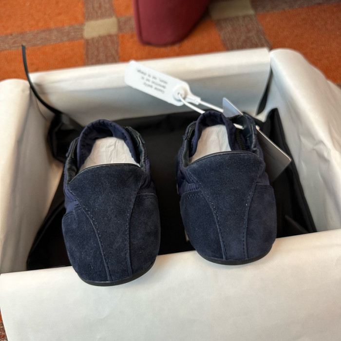 Pra*da Collapse Re-Nylon suede sneakers