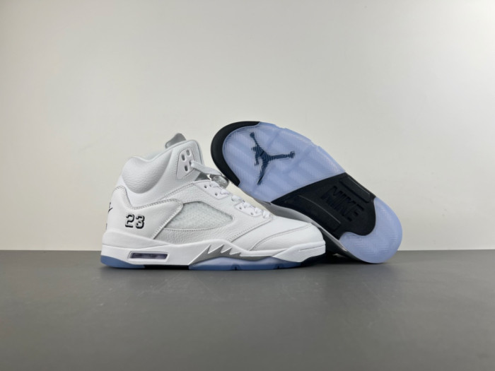 Air Jordan 5 “White Metallic” HQ7978-103