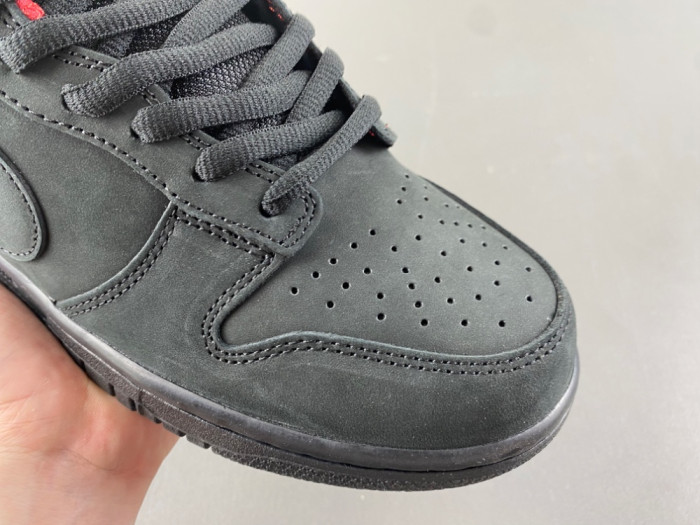 2025 Svp*me x nike dunk low sb black and red hq8487-001