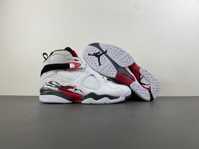 Jordan 8 Retro White True Red (2025)