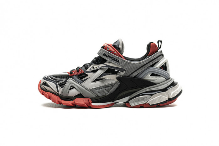 Ba*len*cia*ga track 2 sneaker grey red 570391 w2gn3 1003