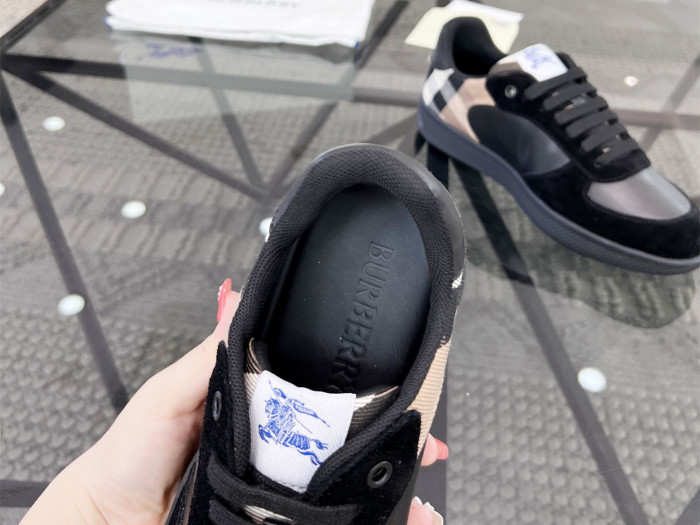 Bur*berry Check Terrace Sneakers