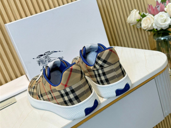 Bur*berry Check Terrace Sneakers BBR--3009
