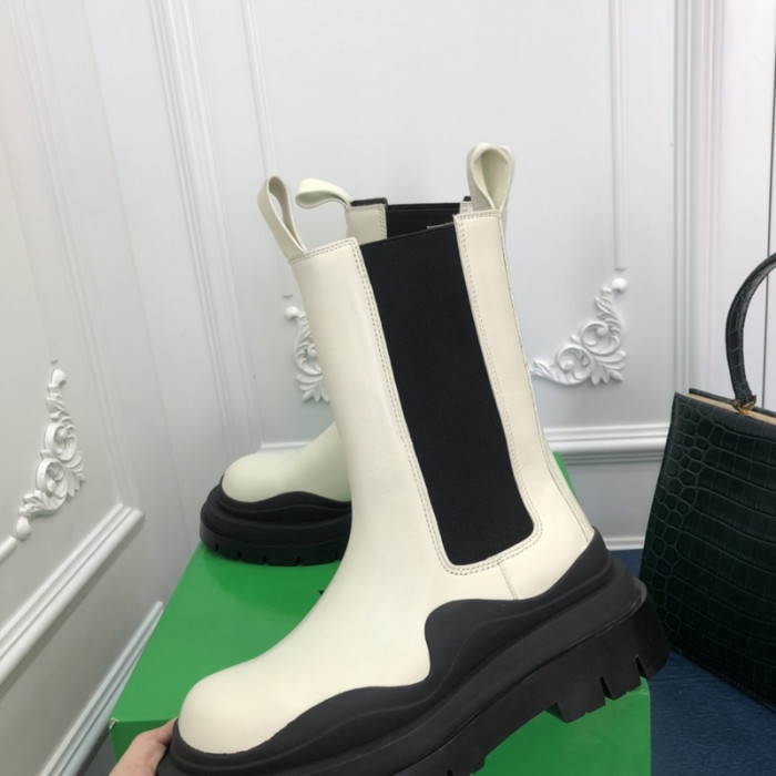 Botteg*Venta Tire Leather Ankle boots