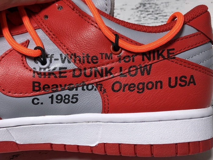 off white x dunk low 
