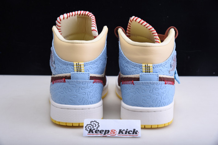 maison chateau x air jordan 1 mid fearless multi - cu2803-200